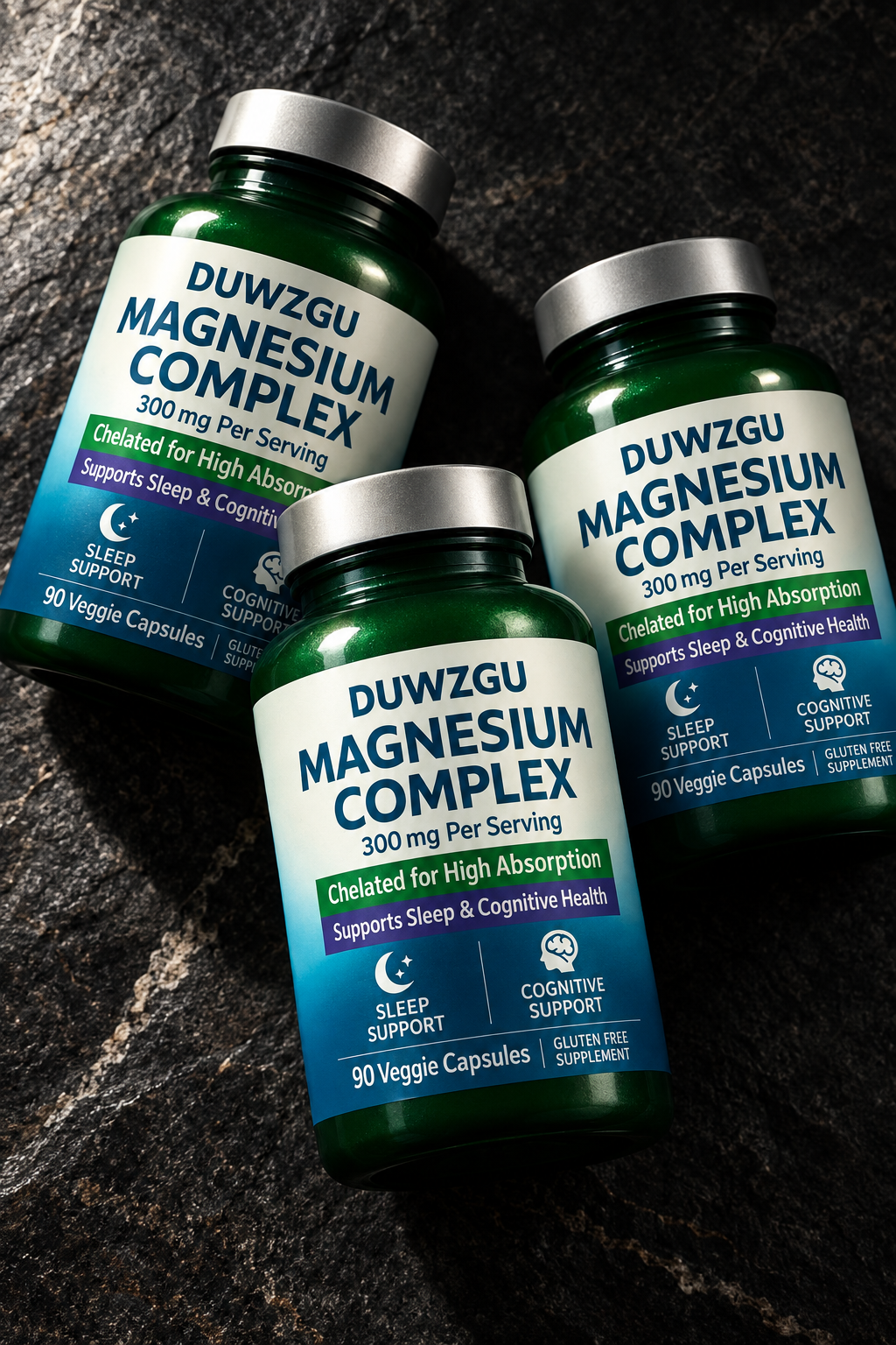 Magnesium Product Photography Dark Stone